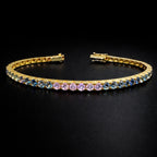 Rainbow Sapphire Bracelet