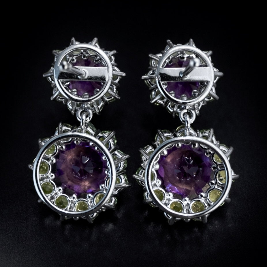 Amethyst Drops Earrings