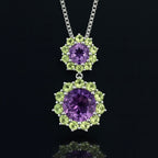 Round Amethyst Pendant