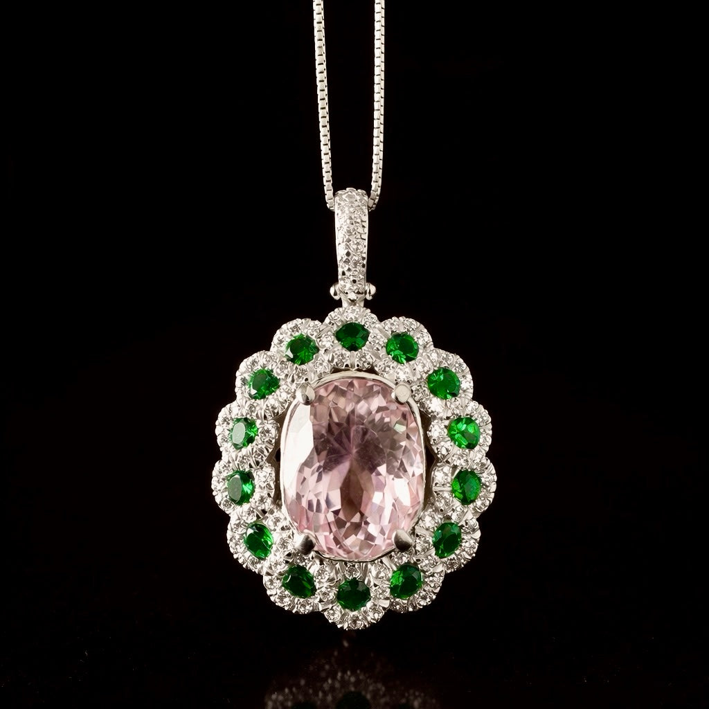 Oval Kunzite Pendant