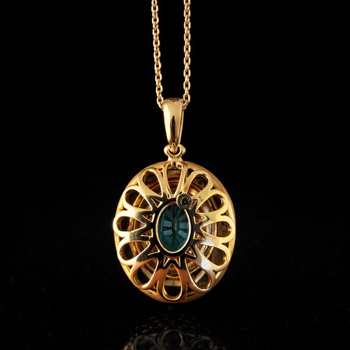 Cushion Zircon Pendant