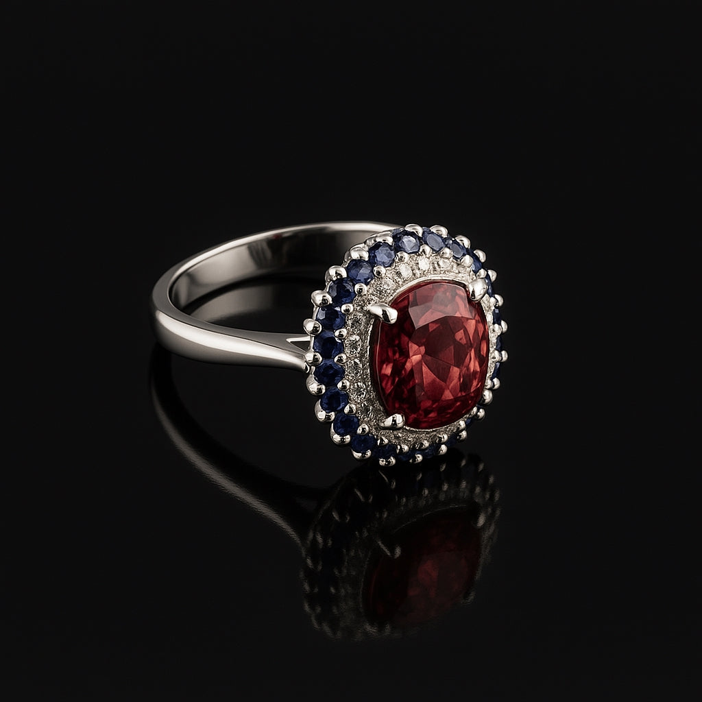 Rubellite Tourmaline Ring