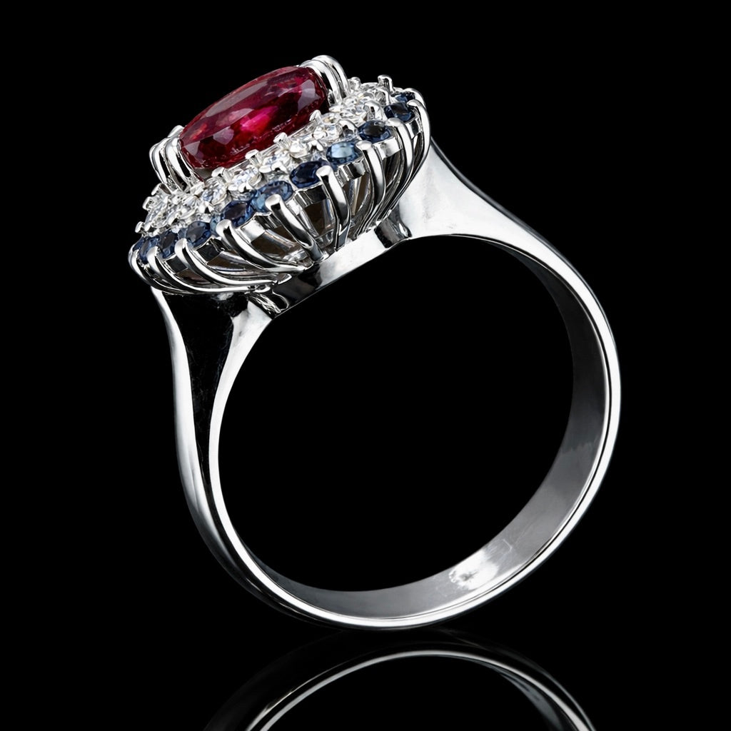 Rubellite Tourmaline Ring