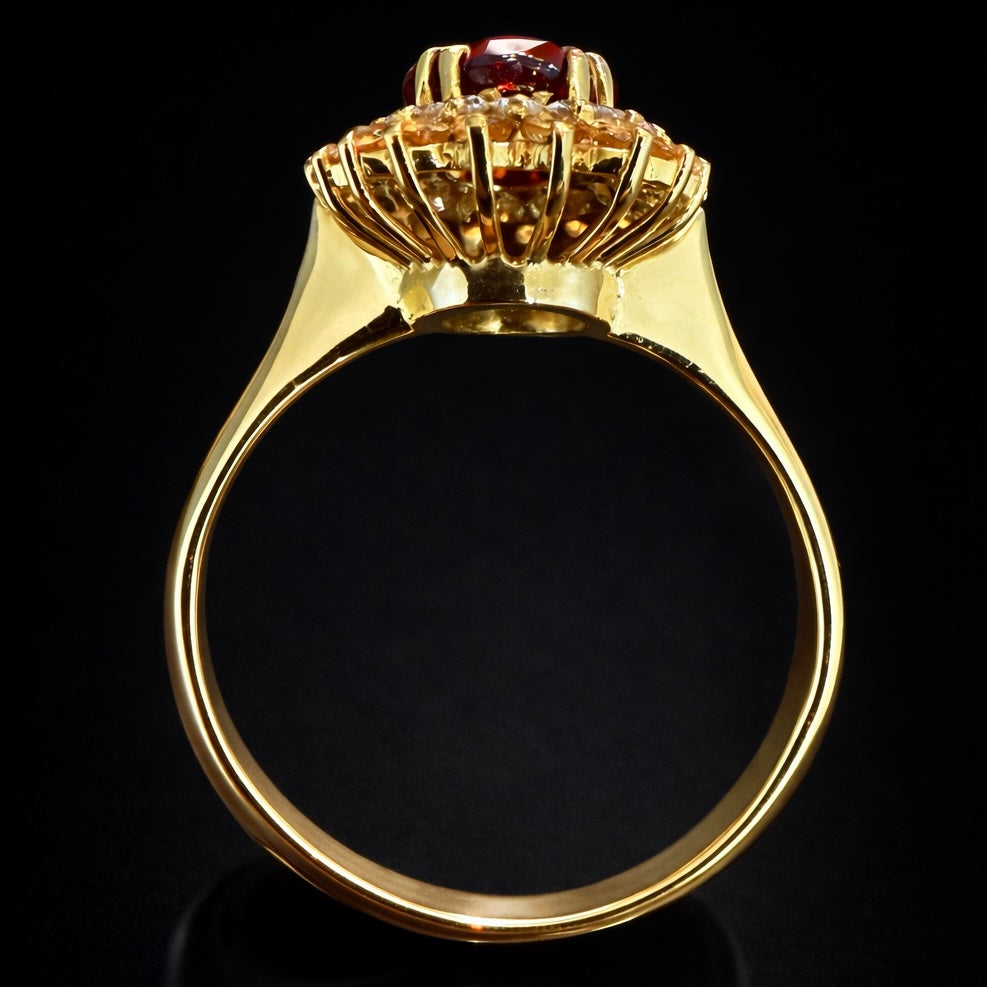 Royal Sunset Spessartite Ring