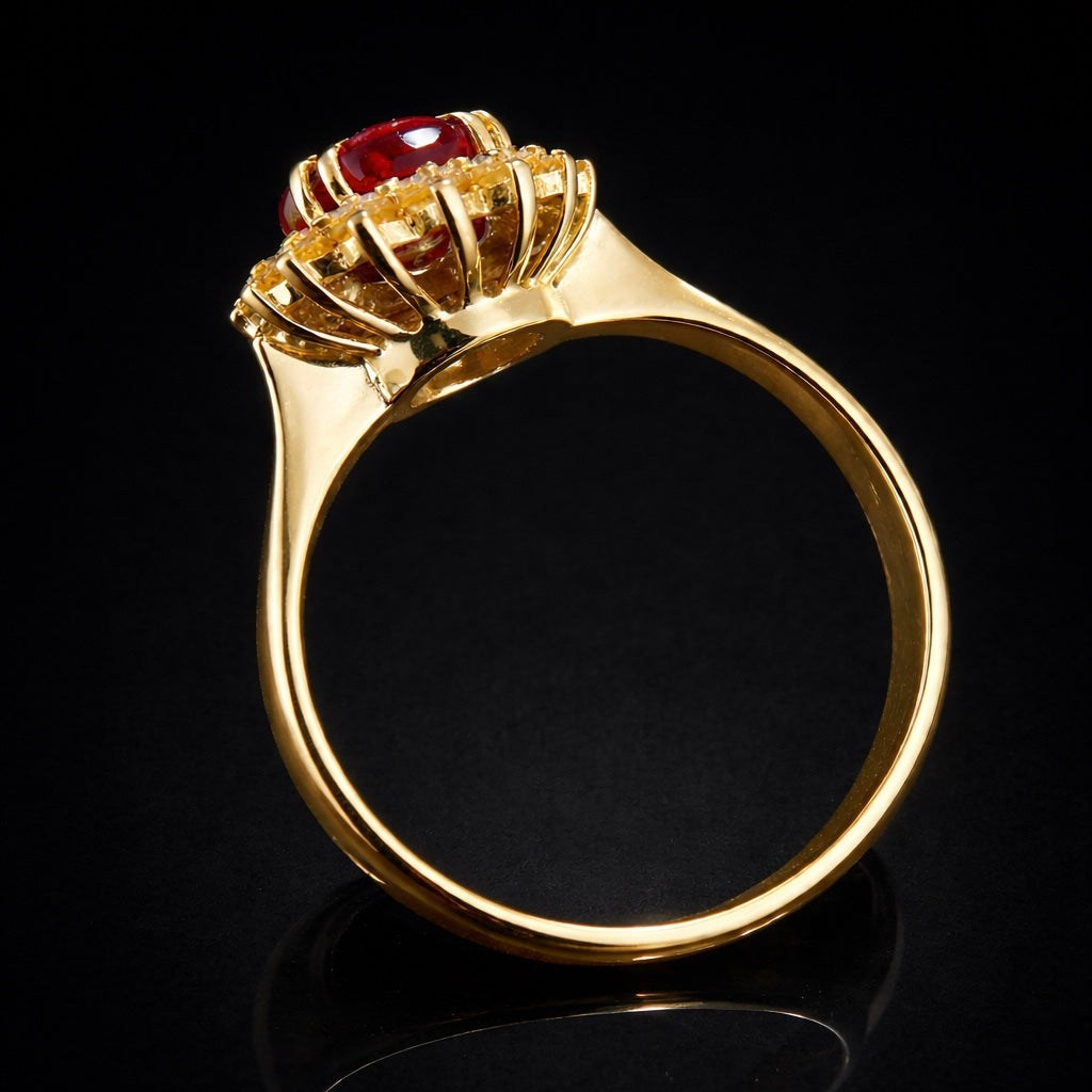 Royal Sunset Spessartite Ring