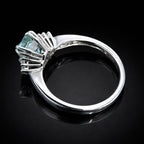 Flawless Aquamarine Ring